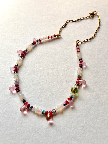 Collier Lady Dragée Rose