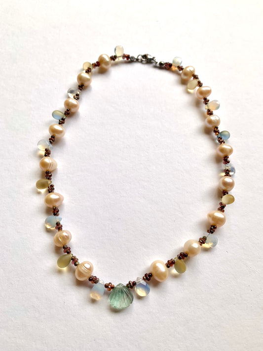 Collier Valse des marées Clair