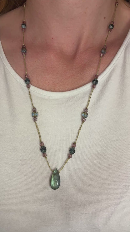 Collier Les galets bleus 1
