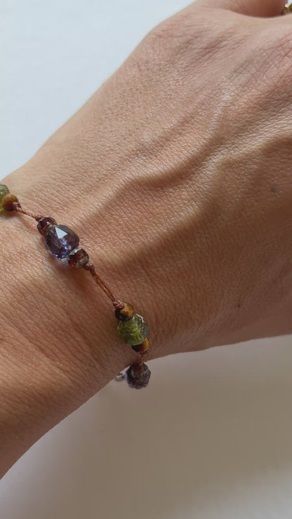 Bracelet vignes de verre