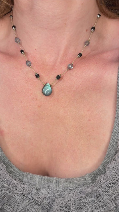Collier Bleu de l’Escalet court