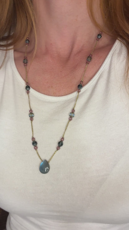 Collier Les galets bleus 2